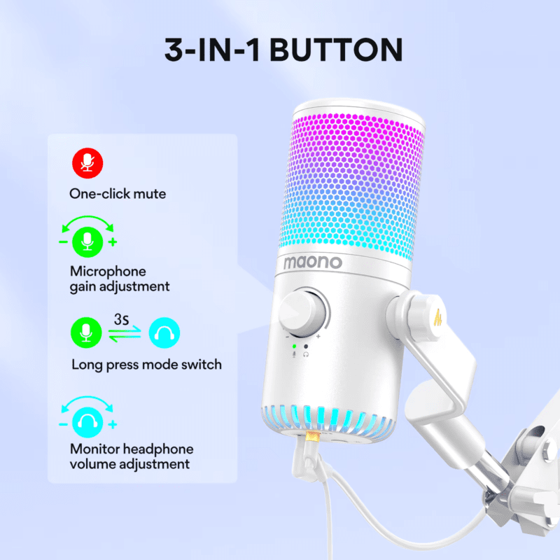 DM30 RGB Gaming Microphone - Image 9