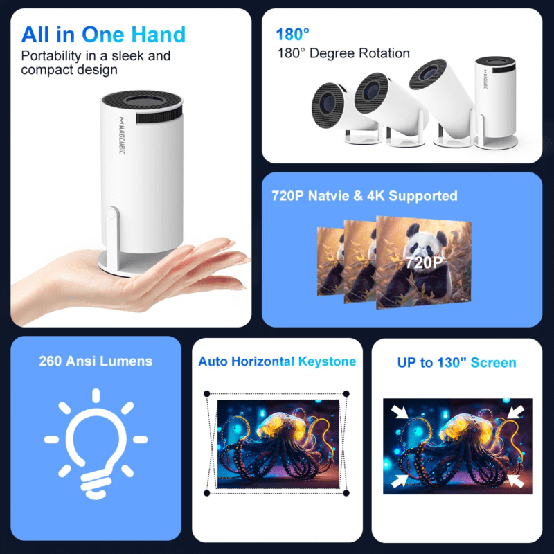 HY300 Projector: Your Ultimate Home Entertainment Companion - Image 5